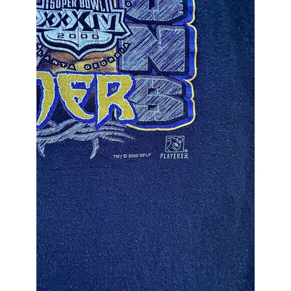 Vintage St. Louis Rams Kurt Warner Rap Tee T Shirt - Picture 3 of 4